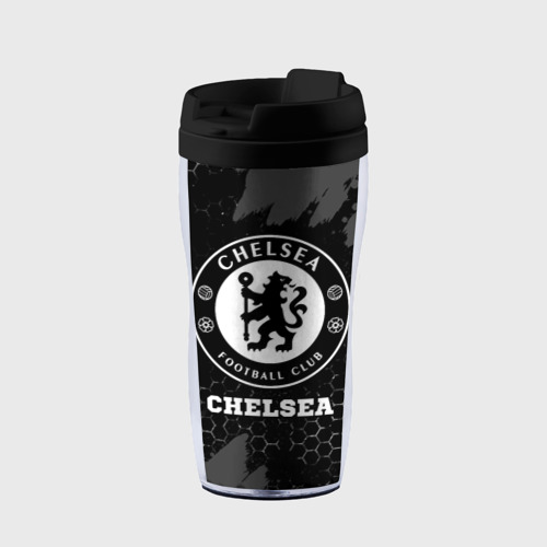 Термокружка-непроливайка Chelsea sport на темном фоне