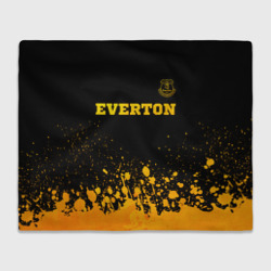 Плед 3D Everton - gold gradient посередине