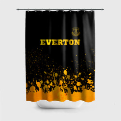 Штора 3D для ванной Everton - gold gradient посередине