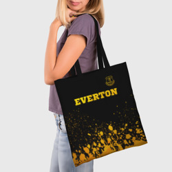 Шоппер 3D Everton - gold gradient посередине - фото 2