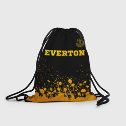 Рюкзак-мешок 3D Everton - gold gradient посередине