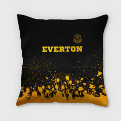 Подушка 3D Everton - gold gradient посередине