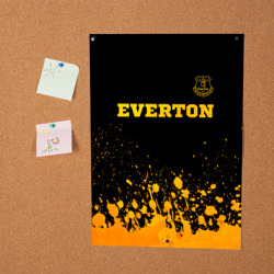 Постер Everton - gold gradient посередине - фото 2