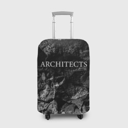 Чехол для чемодана 3D Architects black graphite