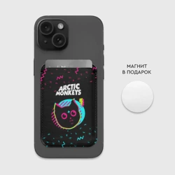 Картхолдер Magsafe магнитный Arctic Monkeys - rock star cat - фото 2