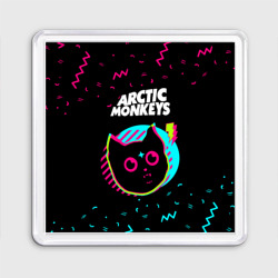 Магнит 55*55 Arctic Monkeys - rock star cat