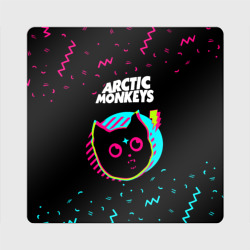 Магнит виниловый Квадрат Arctic Monkeys - rock star cat