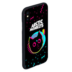 Чехол для iPhone XS Max матовый Arctic Monkeys - rock star cat - фото 2