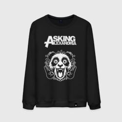 Мужской свитшот хлопок Asking Alexandria rock panda