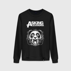 Женский свитшот хлопок Asking Alexandria rock panda