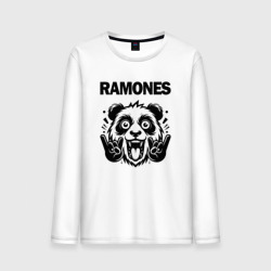 Мужской лонгслив хлопок Ramones - rock panda