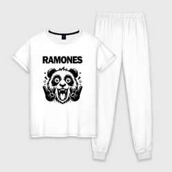 Женская пижама хлопок Ramones - rock panda