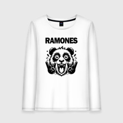 Женский лонгслив хлопок Ramones - rock panda