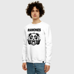 Мужской свитшот хлопок Ramones - rock panda - фото 2