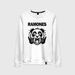 Женский свитшот хлопок Ramones - rock panda