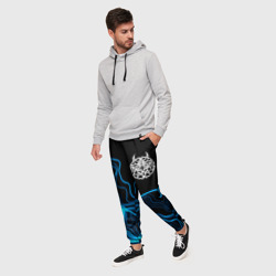 Мужские брюки 3D Disturbed sound wave - фото 2