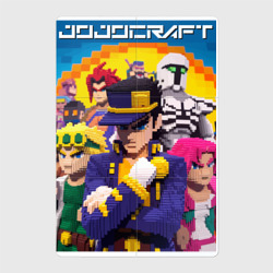 Магнитный плакат 2Х3 Minecraft and Jojo collaboration - ai art