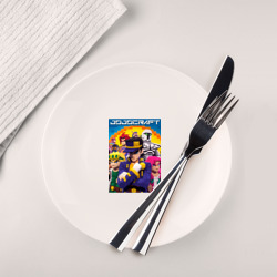 Тарелка Minecraft and Jojo collaboration - ai art