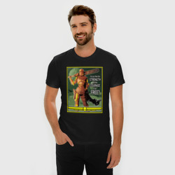 Мужская футболка хлопок Slim Девушка - Helldivers 2 - фото 2