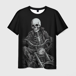 Скелет   на мотоцикле – Мужская футболка 3D с принтом купить со скидкой в -26%