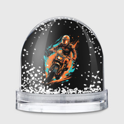 Мотокросс   спорт – Игрушка Снежный шар с принтом купить со скидкой в -20%
