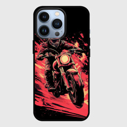 Мотокросс красные    брызги – Чехол для iPhone 13 Pro с принтом купить