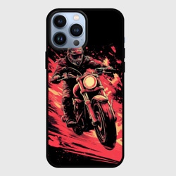 Мотокросс красные    брызги – Чехол для iPhone 13 Pro Max с принтом купить