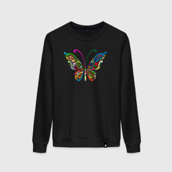 Женский свитшот хлопок Butterfly colors