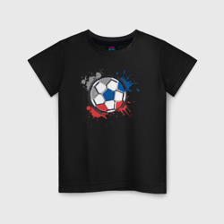 Детская футболка хлопок Russia football