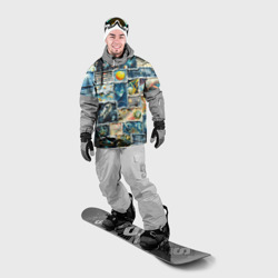 Накидка на куртку 3D Космические обитатели - пэчворк - фото 2