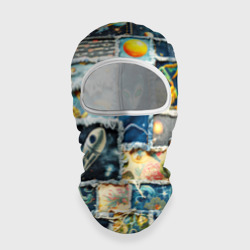 Балаклава 3D Космические обитатели - пэчворк