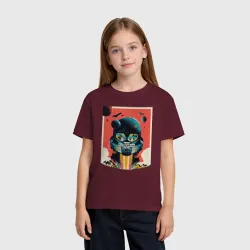 Детская футболка хлопок Космодесантник и планеты Helldivers art - фото 2
