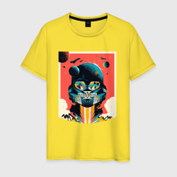 Космодесантник и планеты Helldivers art – Мужская футболка хлопок с принтом купить со скидкой в -20%