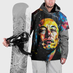 Накидка на куртку 3D Граффити портрет Илона Маска
