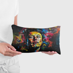 Подушка 3D антистресс Граффити портрет Илона Маска - фото 2