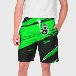 Мужские шорты 3D Real Madrid sport green