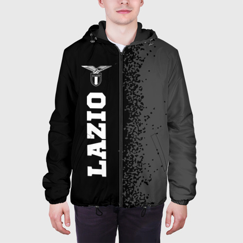Мужская куртка 3D Lazio sport на темном фоне по-вертикали, цвет 3D печать - фото 4