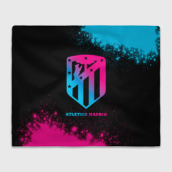 Плед 3D Atletico Madrid - neon gradient