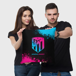 Подушка 3D Atletico Madrid - neon gradient - фото 2