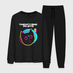 Мужской костюм хлопок Twenty One Pilots rock star cat