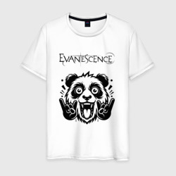 Мужская футболка хлопок Evanescence - rock panda