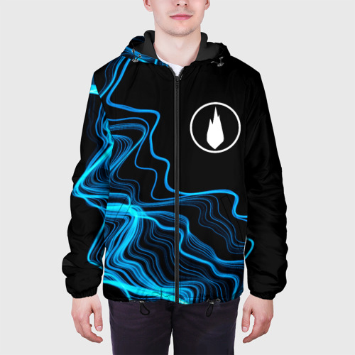 Мужская куртка 3D Thousand Foot Krutch sound wave, цвет 3D печать - фото 4