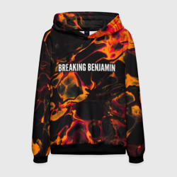 Мужская толстовка 3D Breaking Benjamin red lava