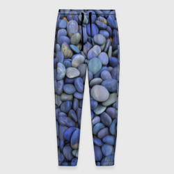 Мужские брюки 3D Камни голубые