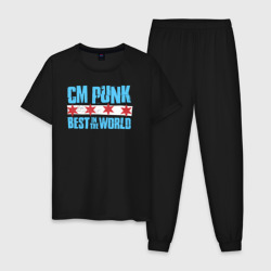 Мужская пижама хлопок Cm Punk - Best in the World