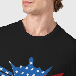 Футболка с принтом Коди Роудс - Американский кошмар для мужчины, вид на модели спереди №4. Цвет основы: черный
