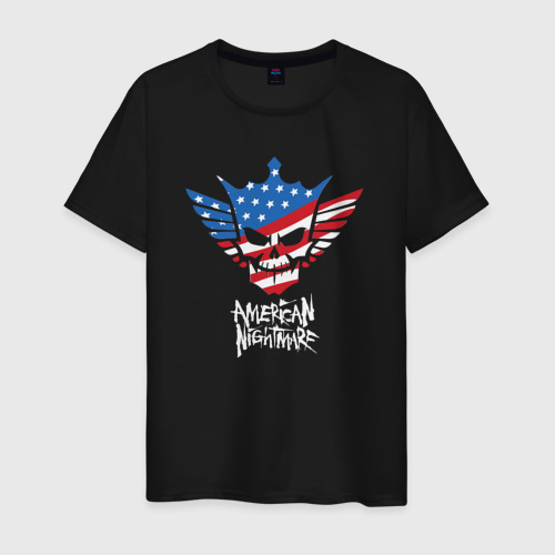 Мужская футболка из хлопка с принтом Коди Роудс - Американский кошмар, вид спереди №1