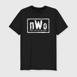Мужская футболка хлопок Slim New World Order
