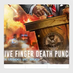 Магнитный плакат 3Х3 Five Finger Death Punch - And Justice for None