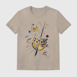 Мужская футболка хлопок Кандинский  Деликатная напряженность
